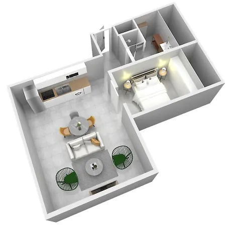 Loft Dyane - Le Meridien #parking #lave-linge #clim #netflix